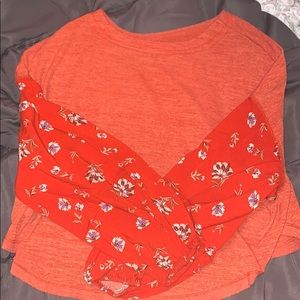 Wonderly Orange crop top